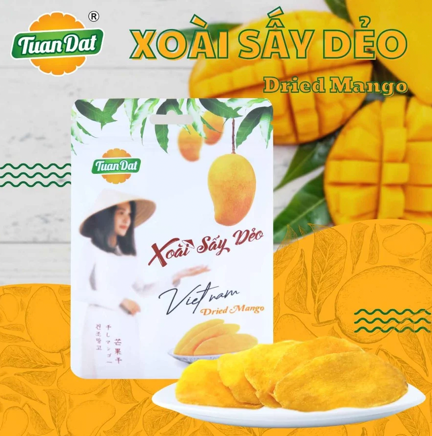 Soft Dried Mango 100g (Xoài sấy dẻo)